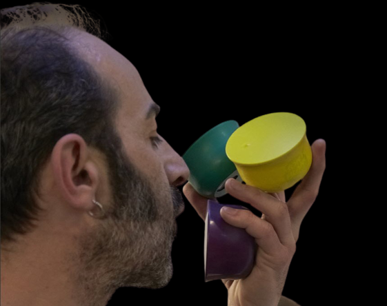 François Liuzzo lors de son spectacle Au pays des sons
