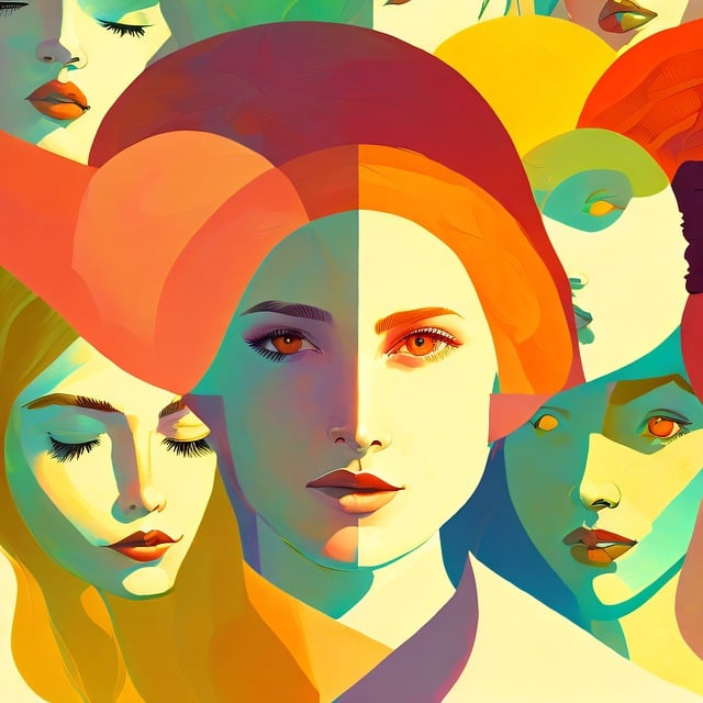 Dessins de visages de femmes