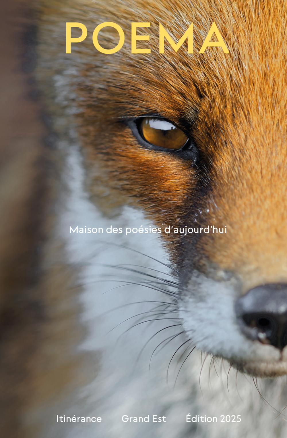 Affiche de POEMA avec un renard